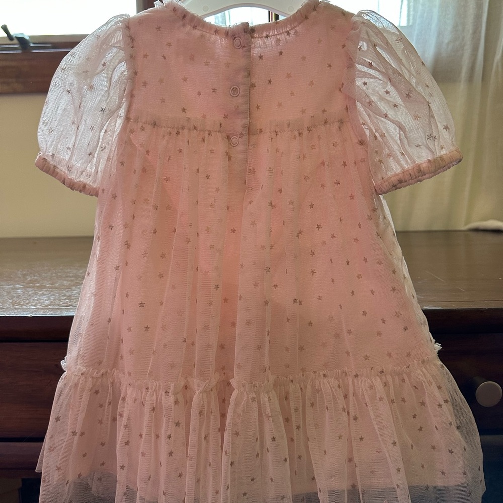 Pink Star Patterned Dress - Picture 2 of 4